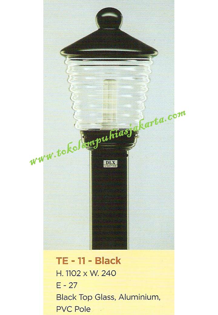 Lampu Buat Taman TE-11 Black