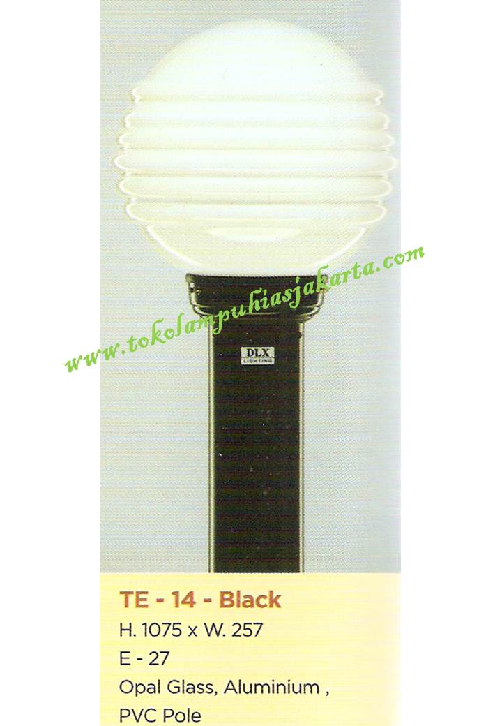 Lampu Buat Taman TE-14 Black