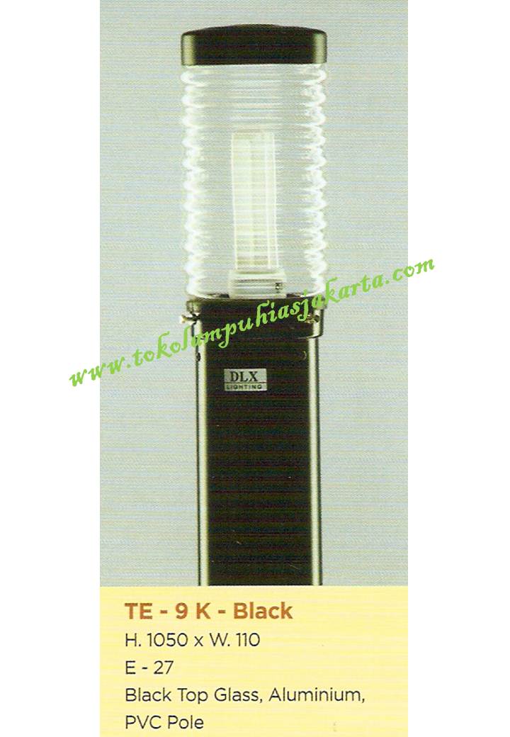 Lampu Buat Taman TE-9-K Black