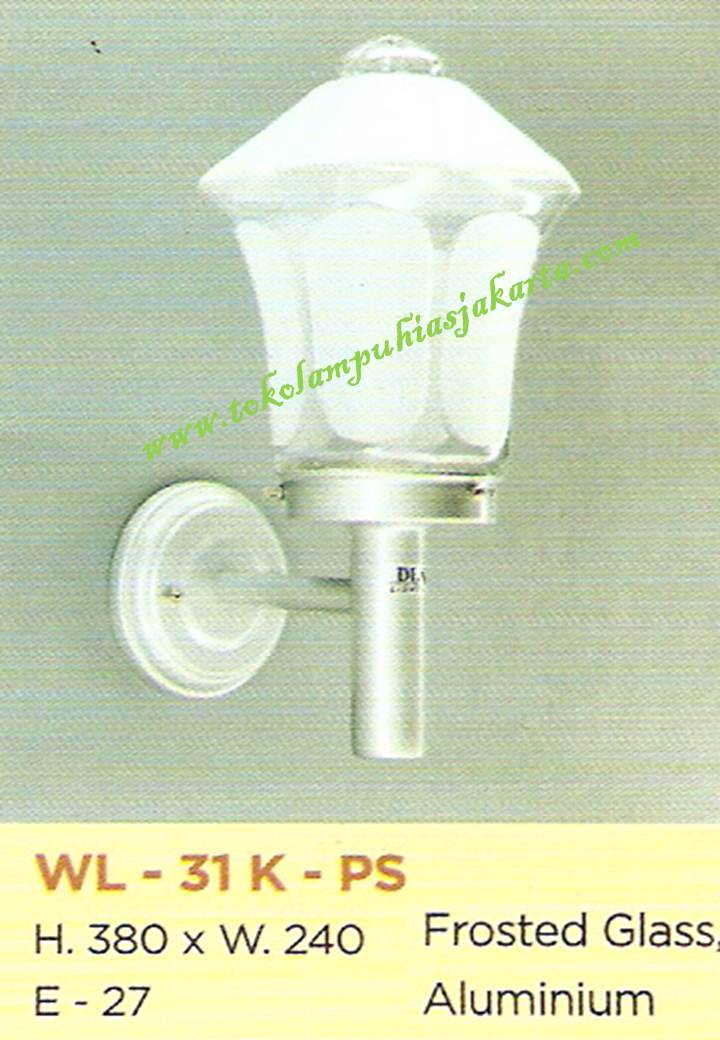 Lampu dinding teras WL-31-K-PS