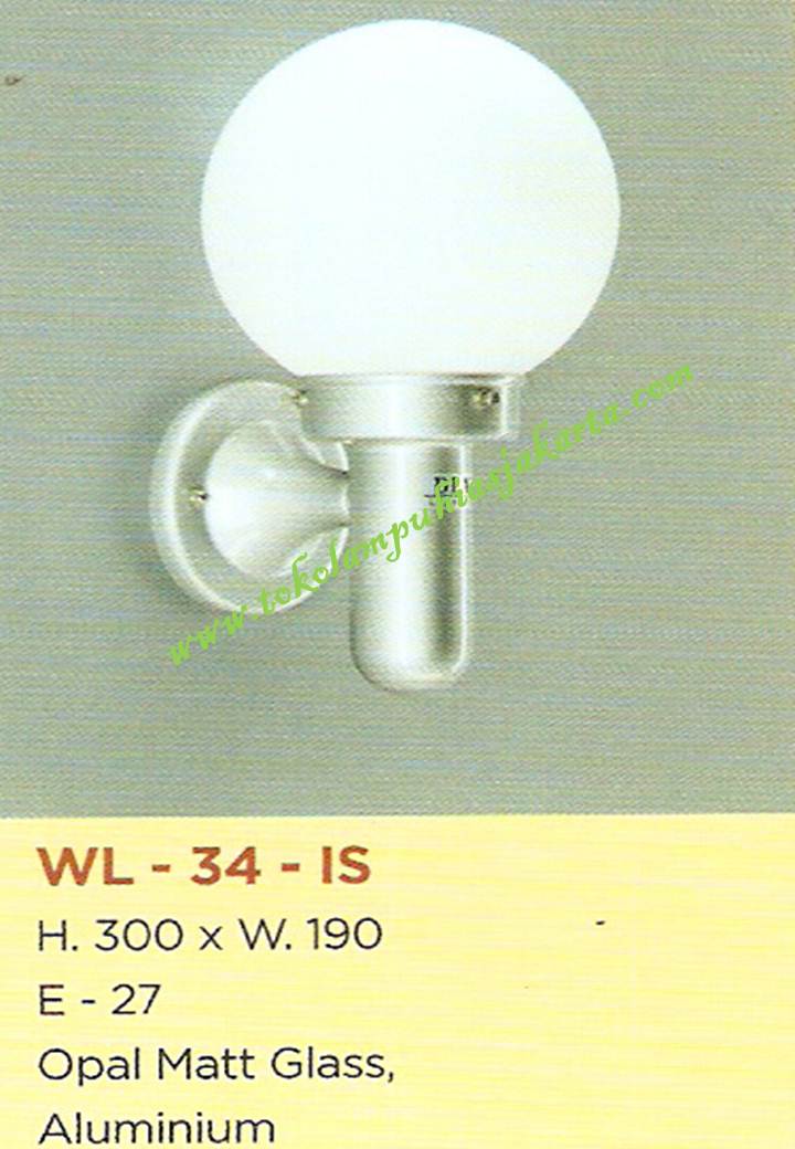 Lampu dinding teras WL-34-IS