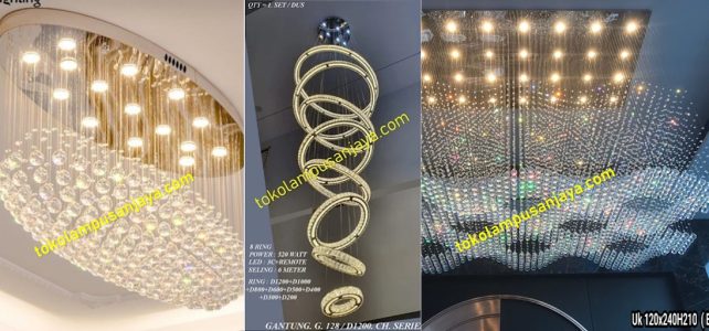 Menjual Berbagai Lampu Kristal kualitas terbaik