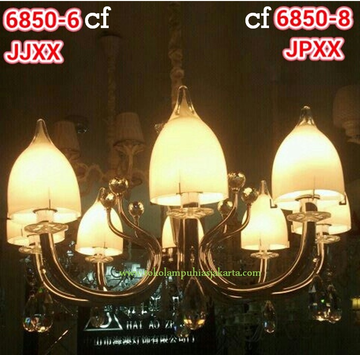 Lampu gantung Kristal 6850-6 CF