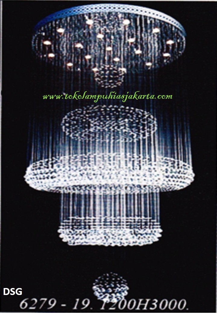 Lampu Plafon DSG 6279 Kristal