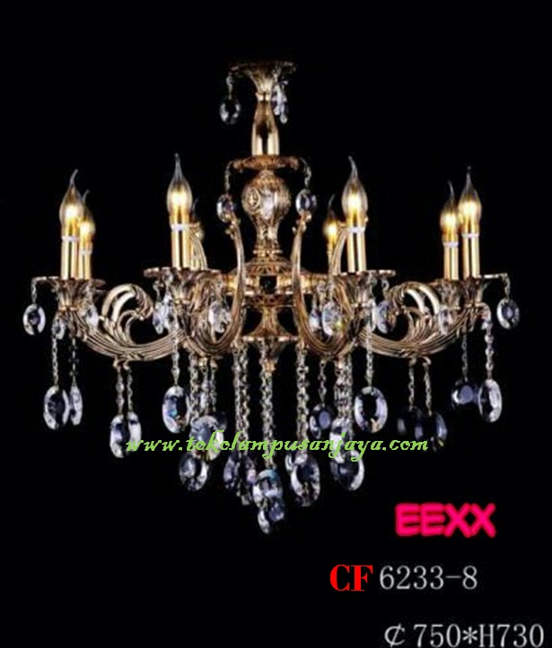 Lampu Gantung Crystal CF 6233-8