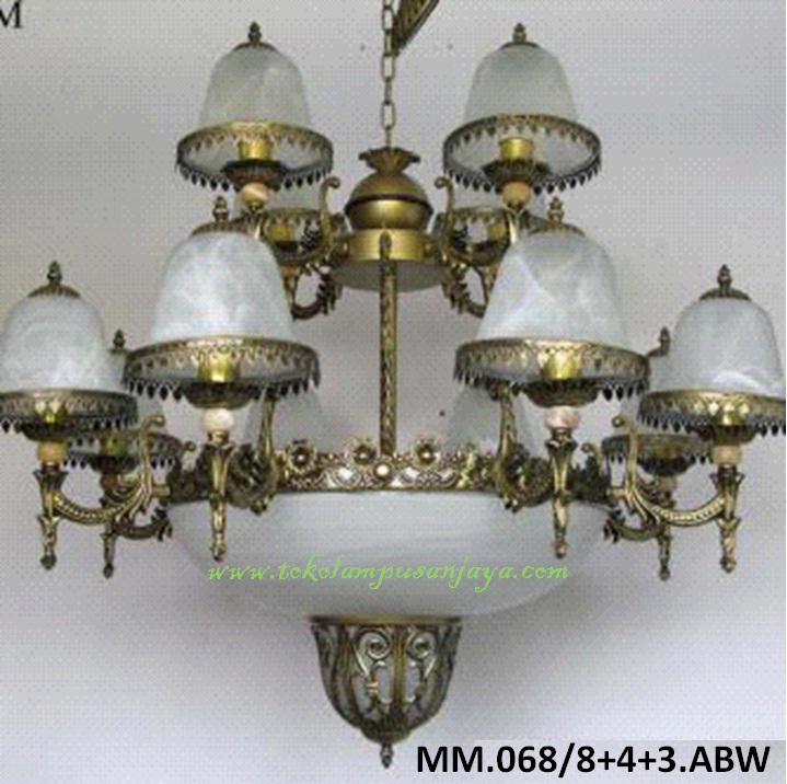 Lampu Gantung Kaca MM.068-8+4+3